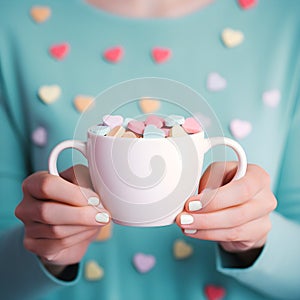 A Warm Welcome in Heart-shaped Cups