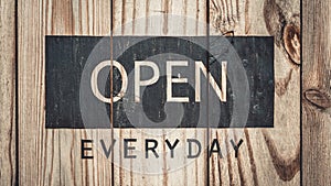 Warm Welcome Wording With Open Everyday