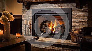 warmth gas log fireplace