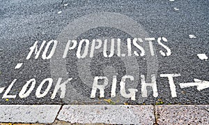 Warning against populism, which is spreading more and more around the world. photo