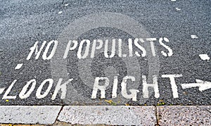 Warning against populism, which is spreading more and more around the world.