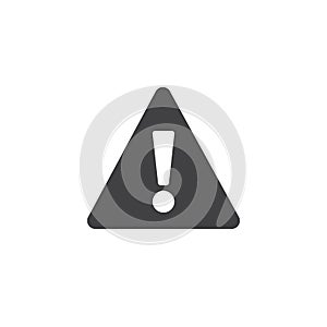 Warning attention icon vector