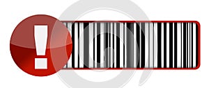 Warning barcode UPC