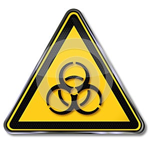 Warning of biohazards