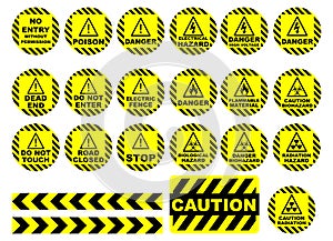 WARNING AND CAUTION SIGNS