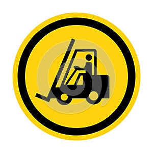 Warning Do not operate the forklift