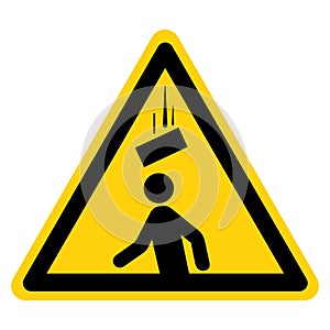 Warning Falling Debris Symbol Sign ,Vector Illustration, Isolate On White Background Label. EPS10