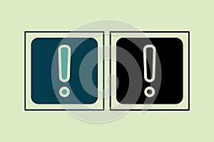 Warning icon. icon related to UI elements. suitable for web site, app, user interfaces,element, printable etc. solid icon style.