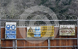 Warning and Keep Out Signs