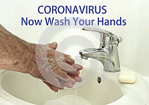 WARNING now wash your hands