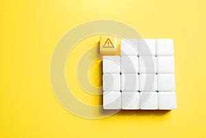 Warning about the problem of part of the whole. photo