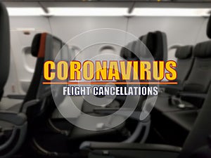 Warning quotes - coronavirus outbreak and flight cancellations