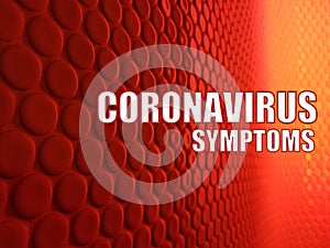 Warning quotes - coronavirus symptoms to educate the public