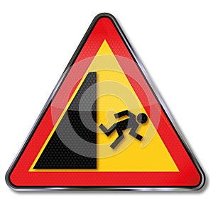 Warning sign and crash risk suicide