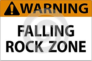 Warning Sign, Falling Rock Zone