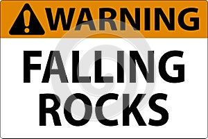 Warning Sign, Falling Rocks