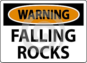 Warning Sign, Falling Rocks