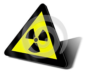 Warning sign nuclear danger