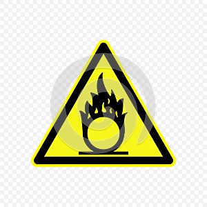 Warning sign Vector illustration