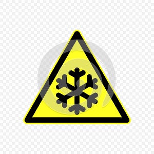 Warning sign Vector illustration