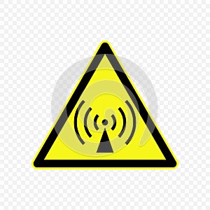 Warning sign Vector illustration