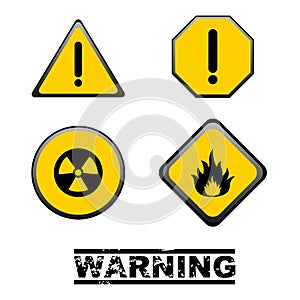 Warning signs photo