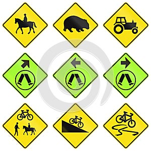Warning Signs In Victoria - Australia