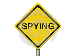 Warning of Spying