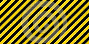 Warning striped rectangular background