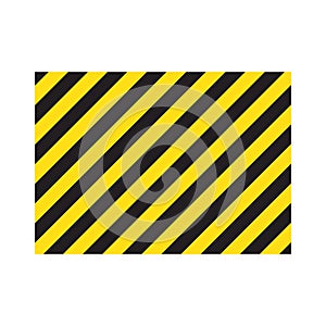 Warning striped rectangular background, yellow and black stripes on the diagonal, a warning to be careful