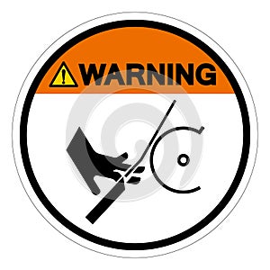 Warning Worn Doctor Blades Can Cut Symbol Sign, Vector Illustration, Isolate On White Background Label .EPS10