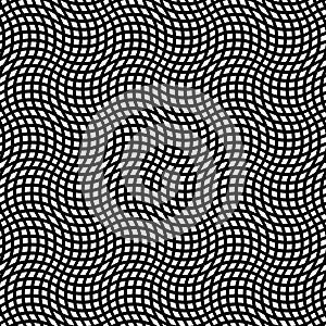 Warp, free-form reticular array, matrix of  lines. Complex geometric net, web cellular pattern, cellular background. Free-form,