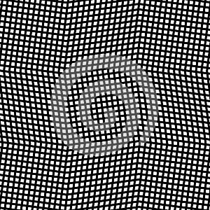 Warp, free-form reticular array, matrix of  lines. Complex geometric net, web cellular pattern, cellular background. Free-form,