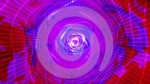 Warp in science fiction hole vortex hyperspace tunnel. Abstract background.3d render
