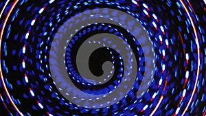 Warp Speed Spiral Animation Background