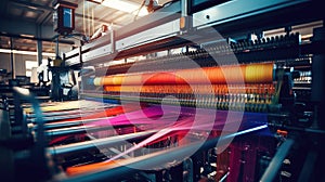 warp weave textile mill