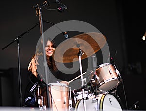 Warpaint in concert at Governors Ball