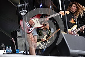 Warpaint in concert at Governors Ball