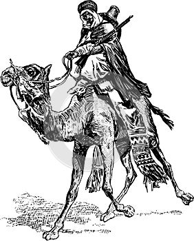 Warrior on a camel