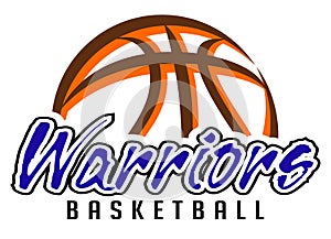 Warriors Basketball Team Graphic