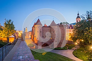 Warsaw, Barbican, Fortified medieval outpost.