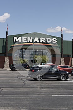 Menards Home Improvement store. Menards sells assorted building materials, tools, and gardening supplies