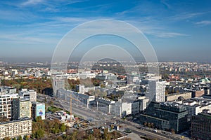 Warsaw city landscape