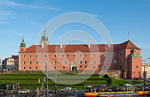 Warsaw city landscape