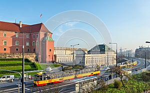 Warsaw city landscape