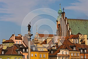 Warsaw old town architecture