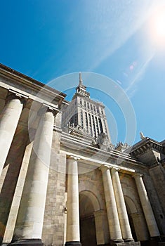 Warsaw, palace of culture and science