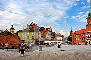 WARSAW, POLAND - JUNE, 2012: Castle Square