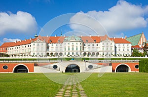 Warsaw, Poland. Old Town - famous Royal Castle Ñ„fter restauration. World Heritage Site.