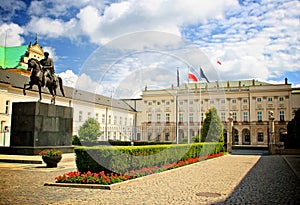 Warsaw Presidential Palace of Poland